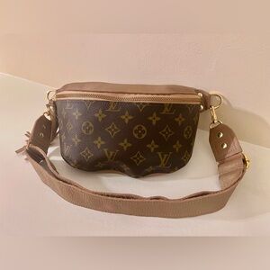 👜 BEAUDIN DESIGNS upcycled LV BUM bag.